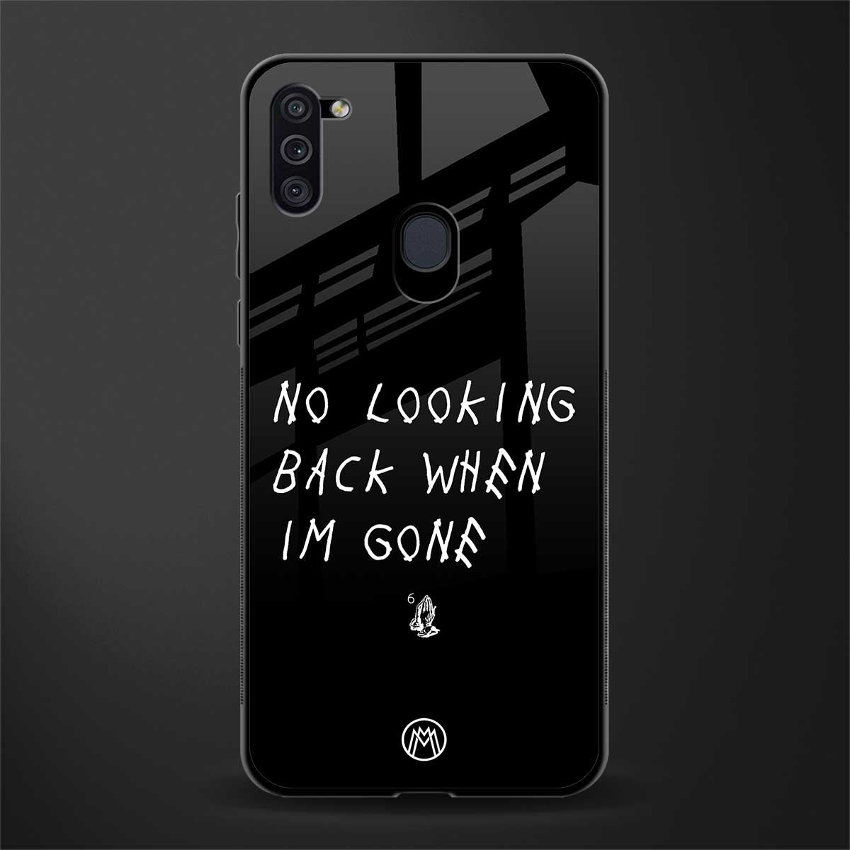 no looking back glass case for samsung galaxy m11 image