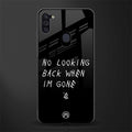 no looking back glass case for samsung a11 image