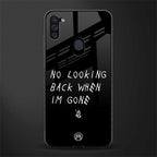 no looking back glass case for samsung a11 image