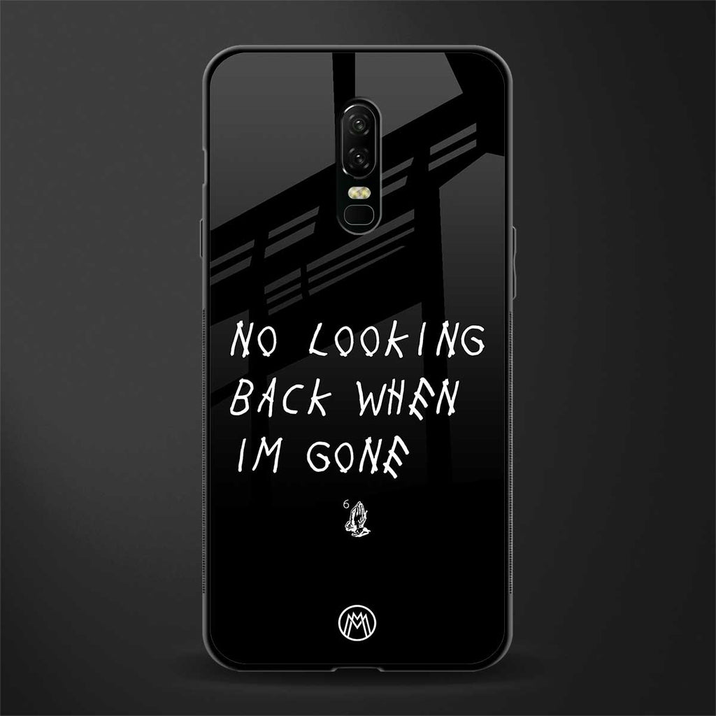 no looking back glass case for oneplus 6 image