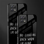 no looking back back phone cover | glass case for samsung galaxy f42