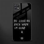 no looking back back phone cover | glass case for samsung galaxy f42