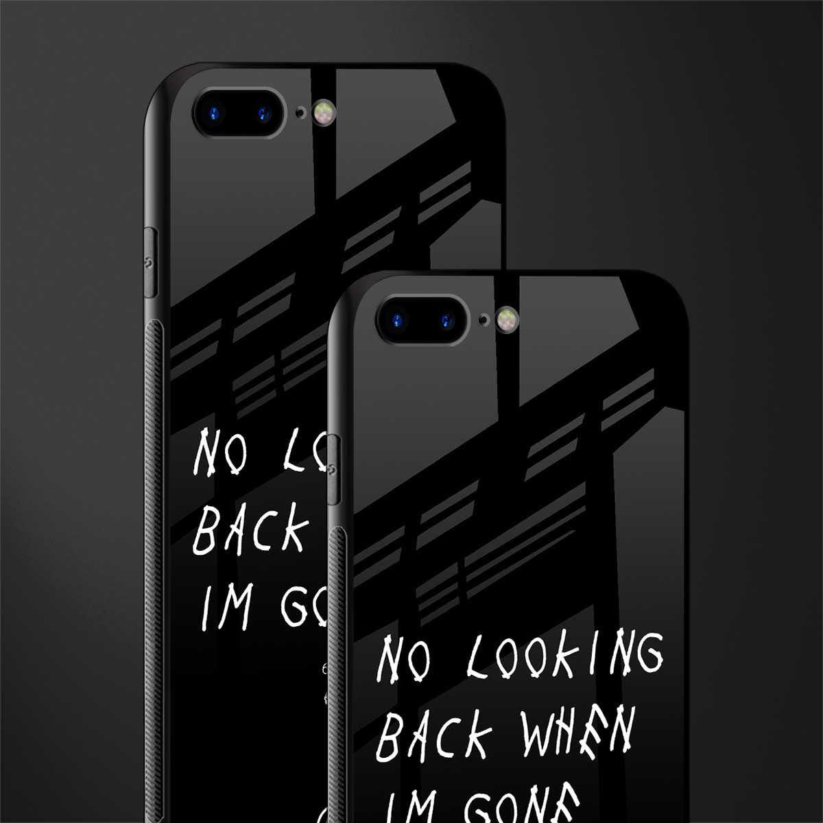 no looking back glass case for iphone 8 plus image-2