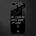 no looking back glass case for iphone 8 plus image