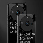 no looking back back phone cover | glass case for realme 11 pro 5g