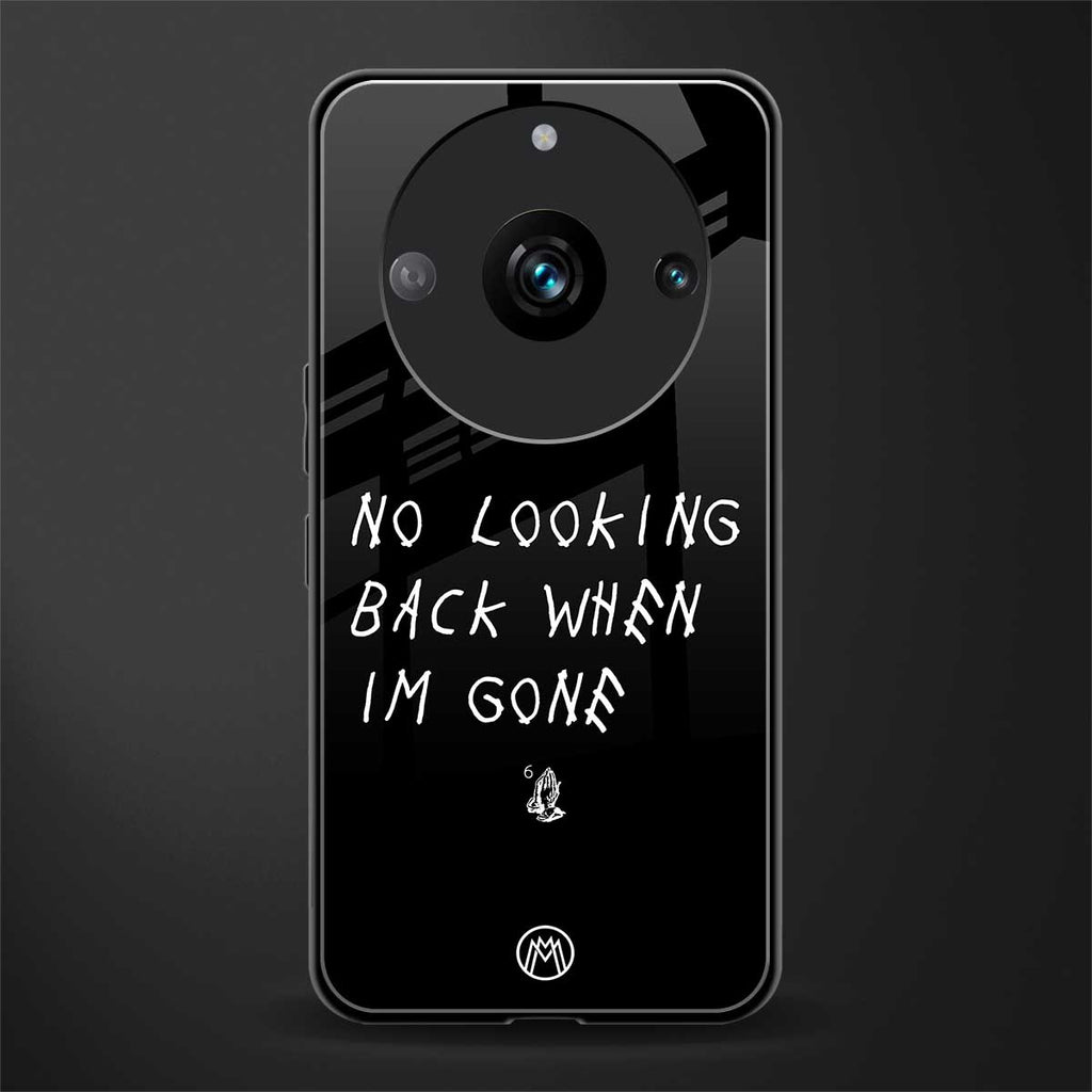 no looking back back phone cover | glass case for realme 11 pro 5g