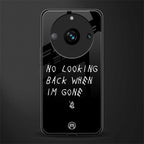 no looking back back phone cover | glass case for realme 11 pro 5g