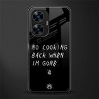 no looking back back phone cover | glass case for realme c55