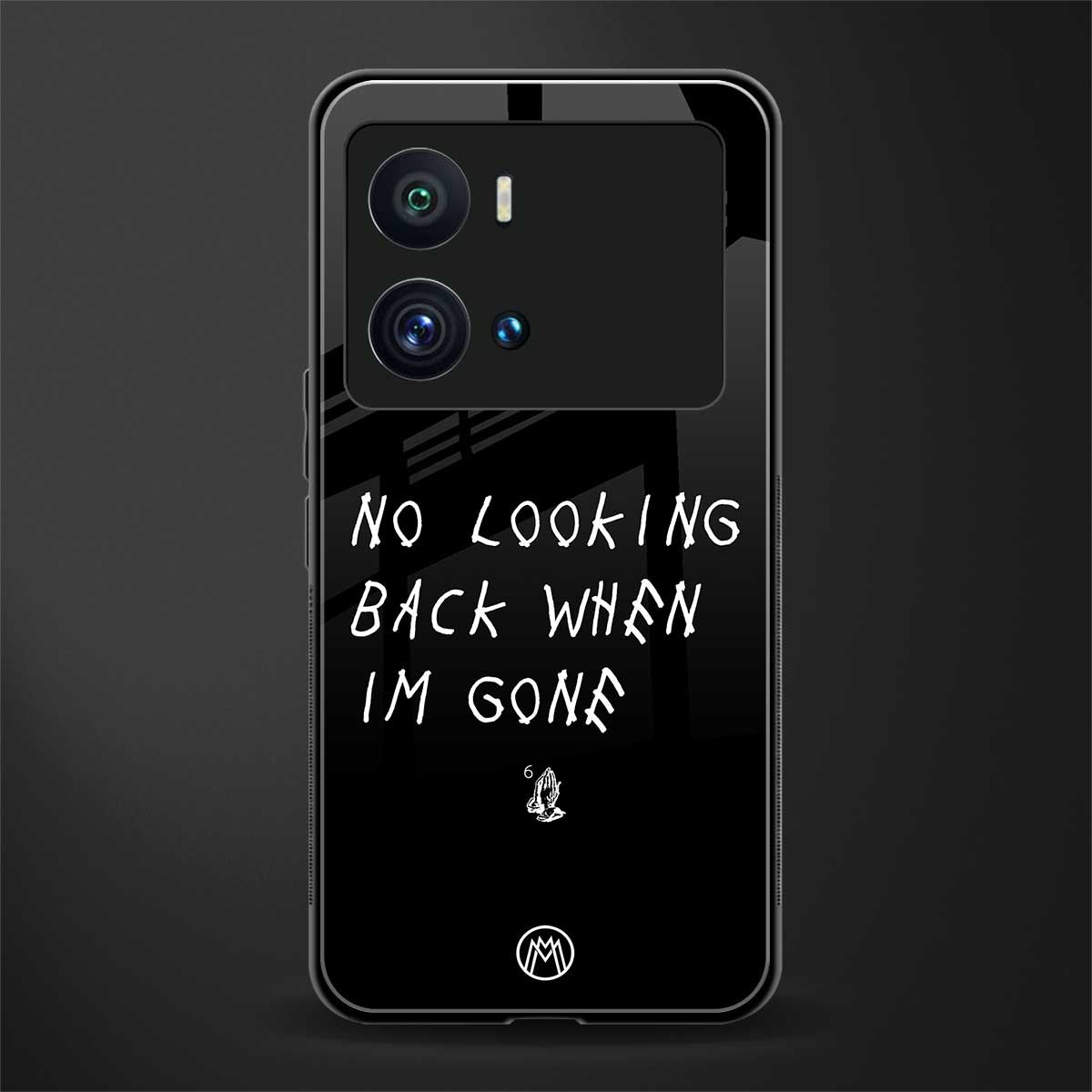 no looking back back phone cover | glass case for iQOO 9 Pro
