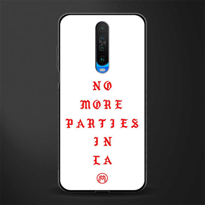 no more parties in la glass case for poco x2 image