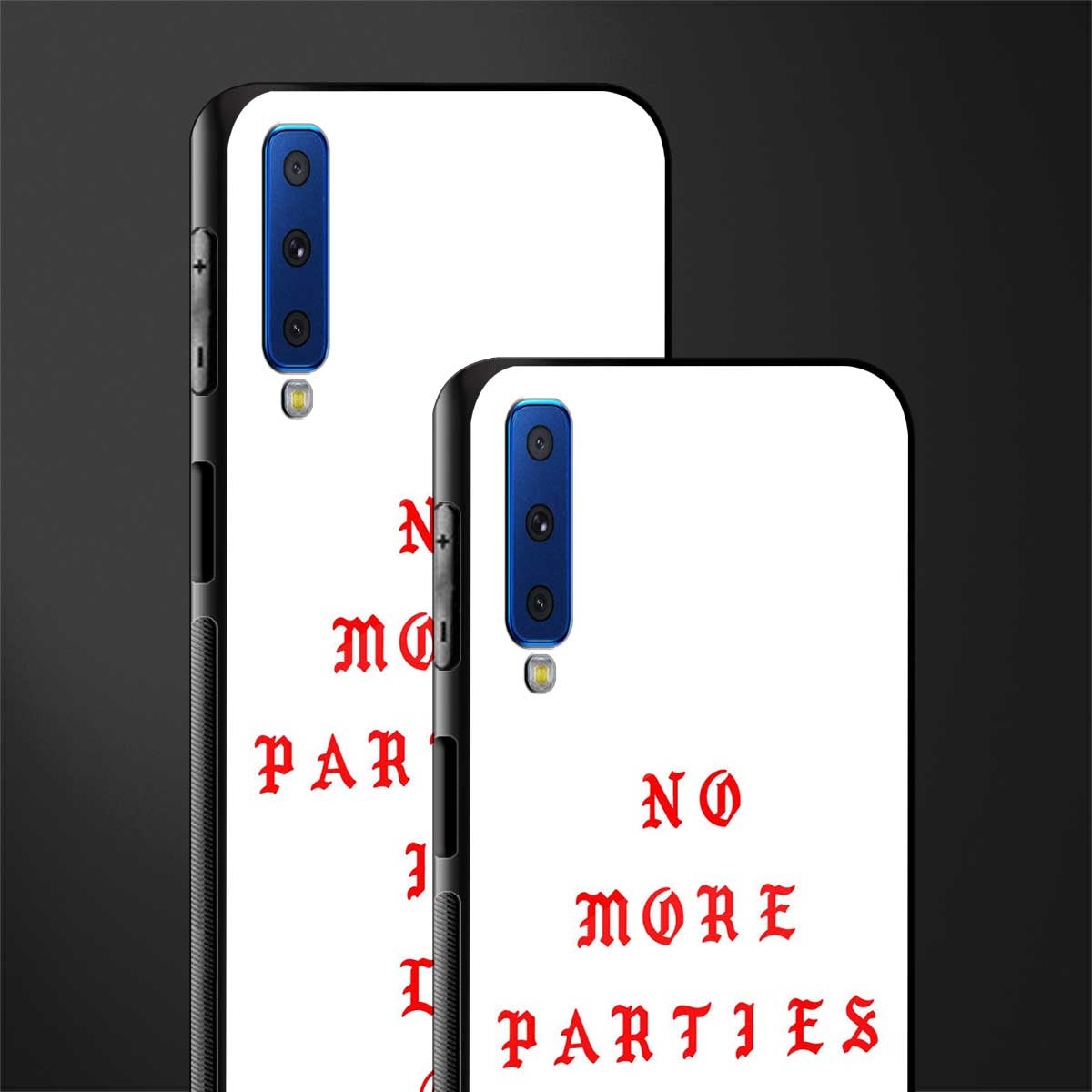 no more parties in la glass case for samsung galaxy a7 2018 image-2