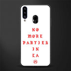 no more parties in la glass case for samsung galaxy a20s image