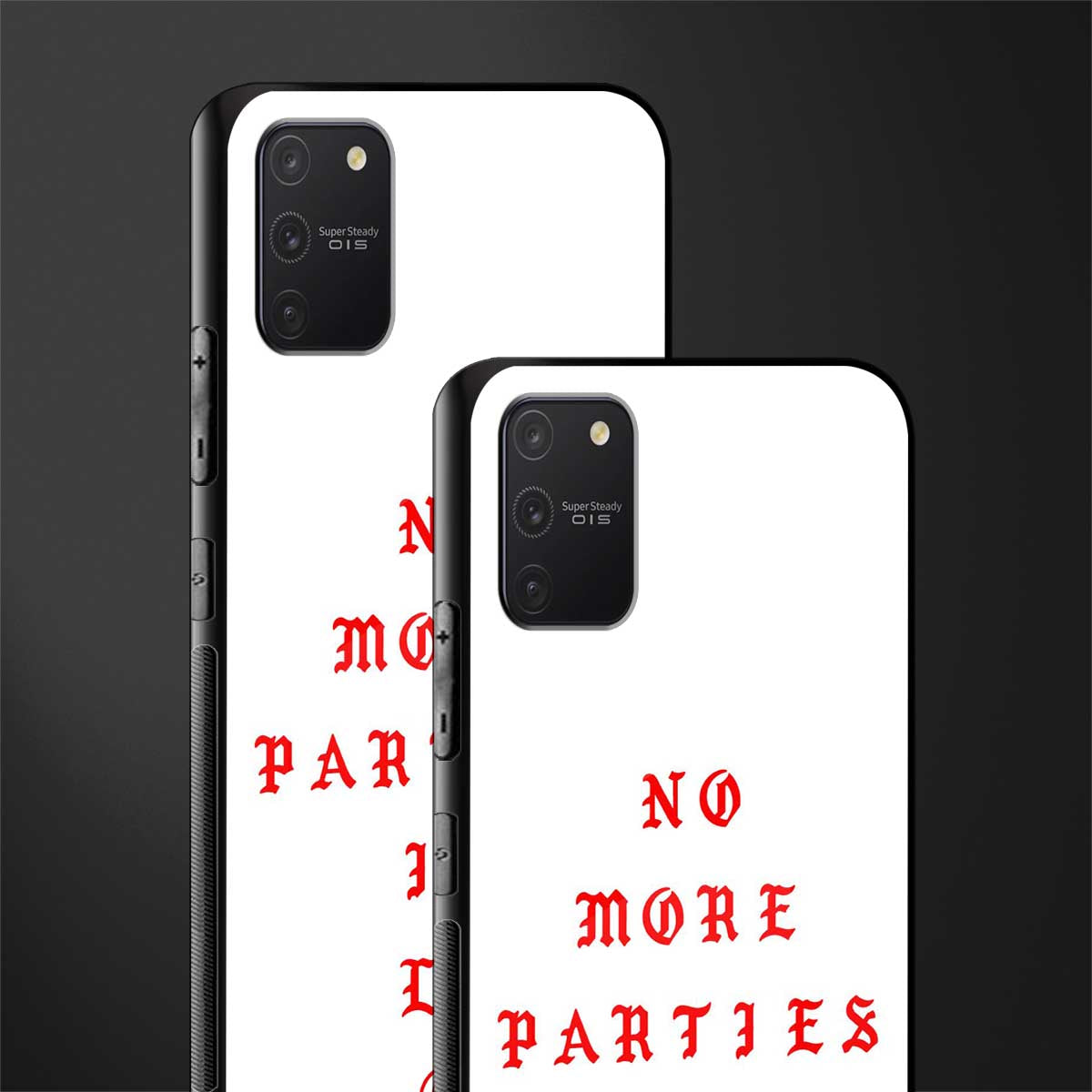 no more parties in la glass case for samsung galaxy a91 image-2
