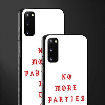 no more parties in la glass case for samsung galaxy s20 image-2