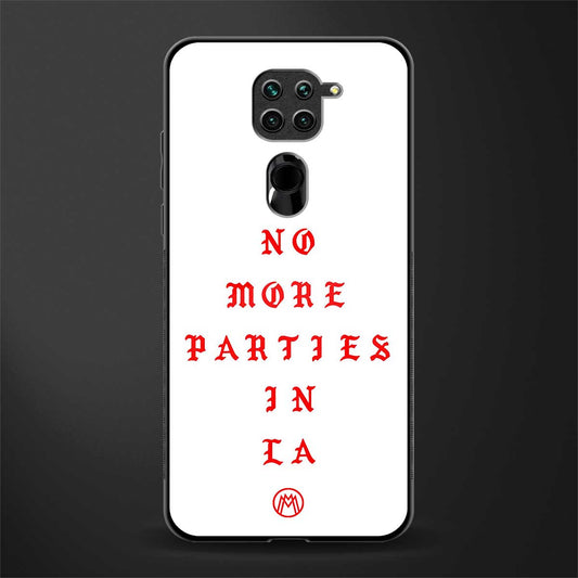 no more parties in la glass case for redmi note 9 image