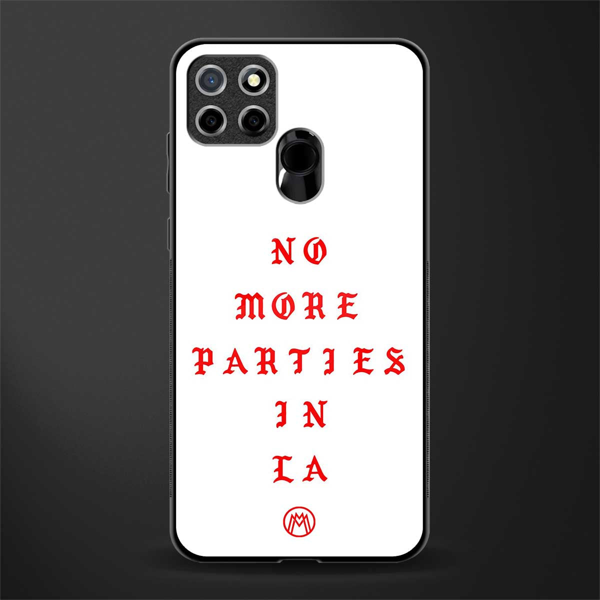 no more parties in la glass case for realme narzo 30a image