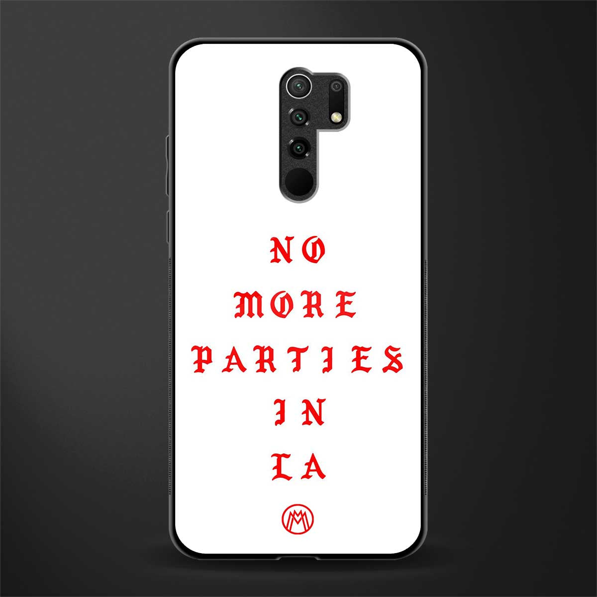 no more parties in la glass case for redmi 9 prime image