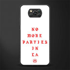 no more parties in la glass case for poco x3 image
