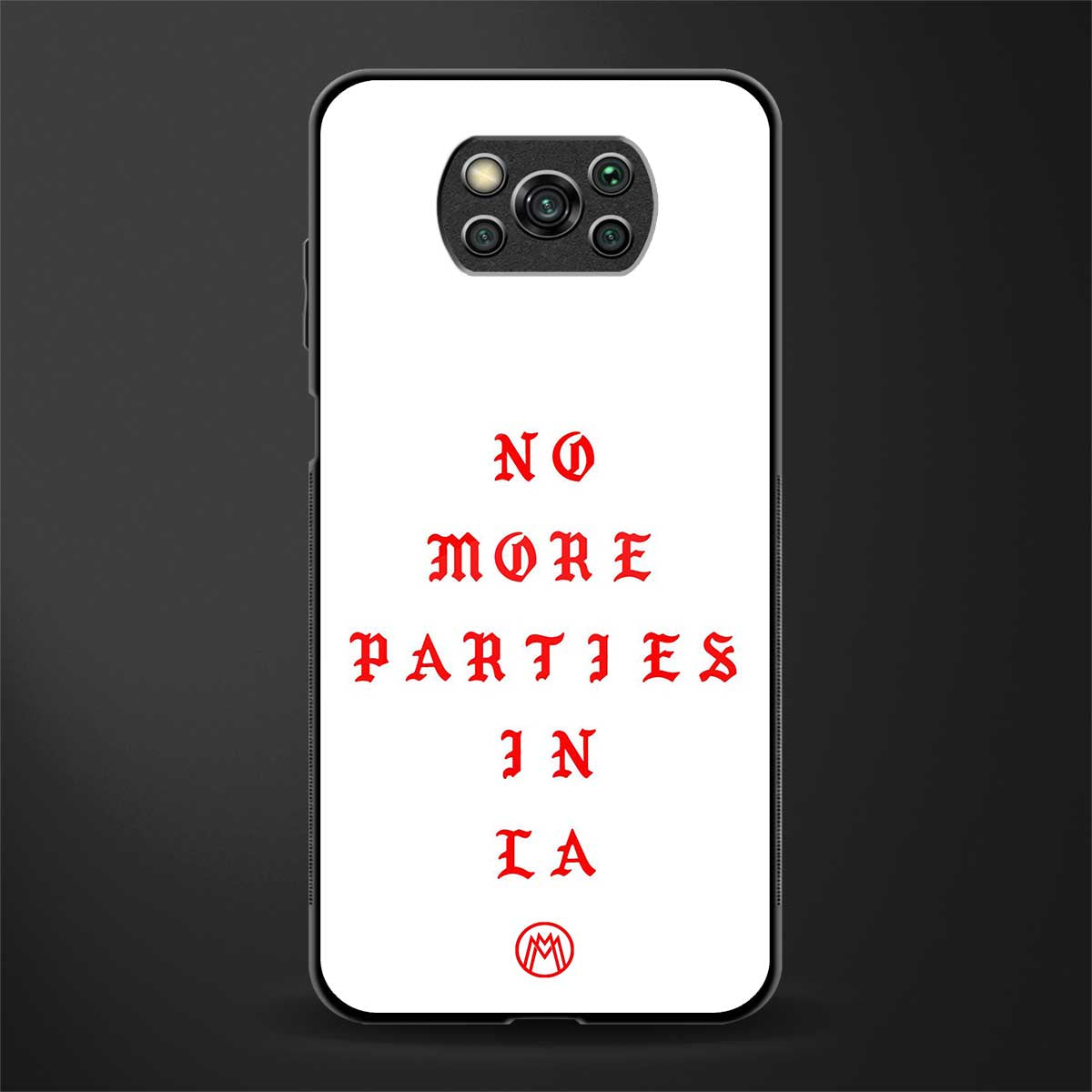 no more parties in la glass case for poco x3 image