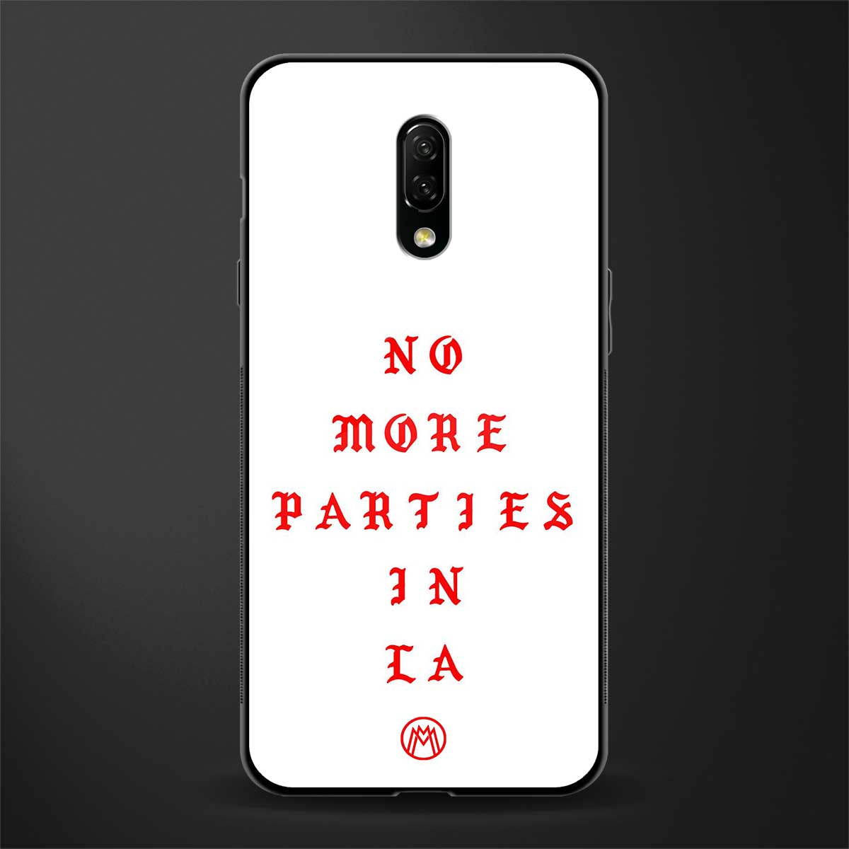 no more parties in la glass case for oneplus 7 image