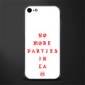 no more parties in la glass case for iphone se 2020 image
