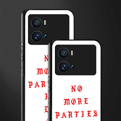 no more parties in la back phone cover | glass case for iQOO 9 Pro