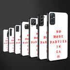 no more parties in la back phone cover | glass case for redmi note 11 pro plus 4g/5g