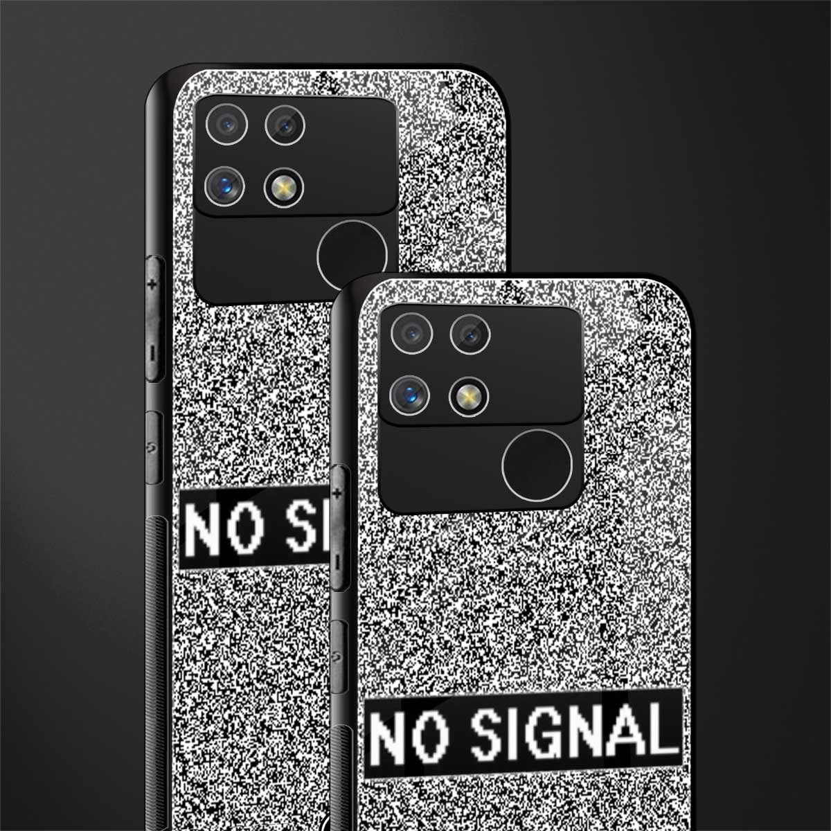 no signal back phone cover | glass case for realme narzo 50a