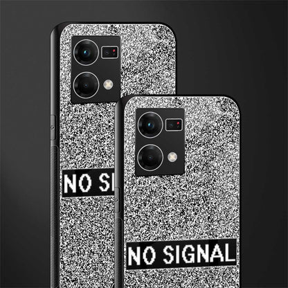 no signal back phone cover | glass case for oppo f21 pro 4g