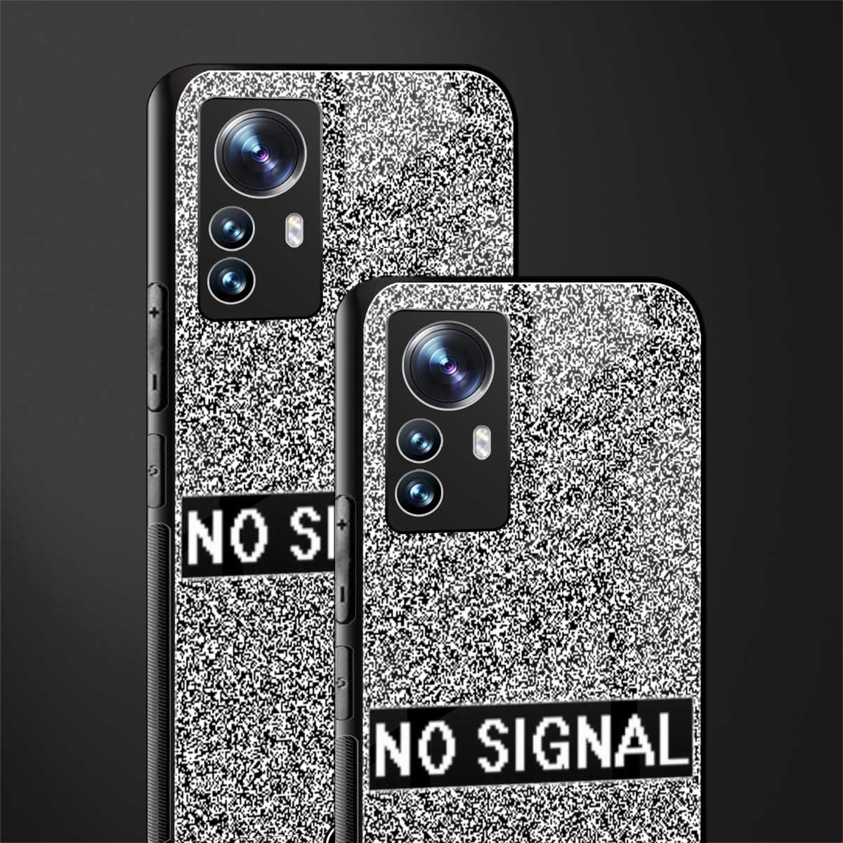 no signal back phone cover | glass case for xiaomi 12 pro