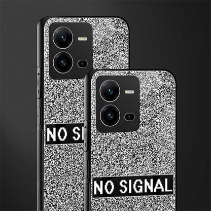 no signal back phone cover | glass case for vivo v25-5g