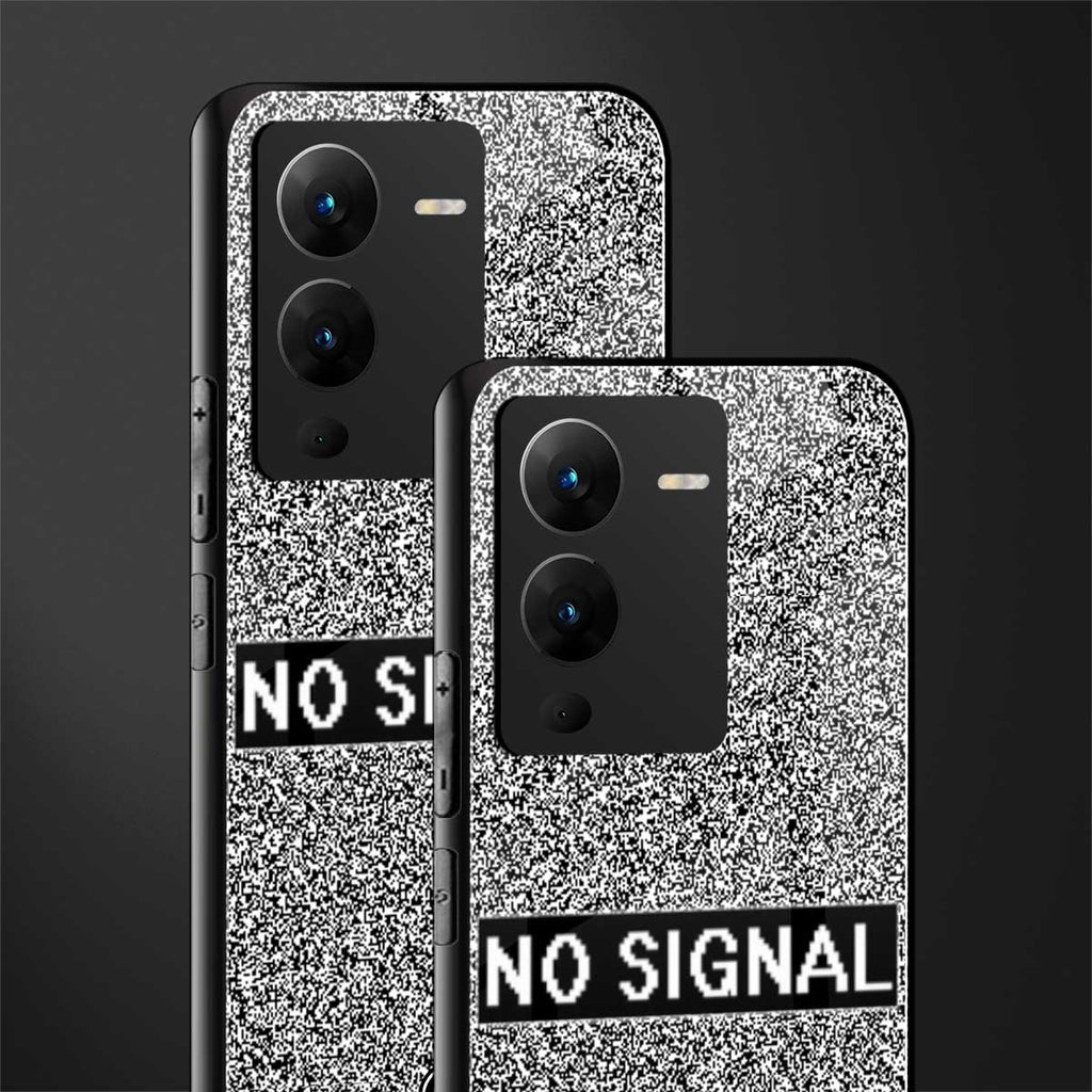 no signal back phone cover | glass case for vivo v25 pro 5g