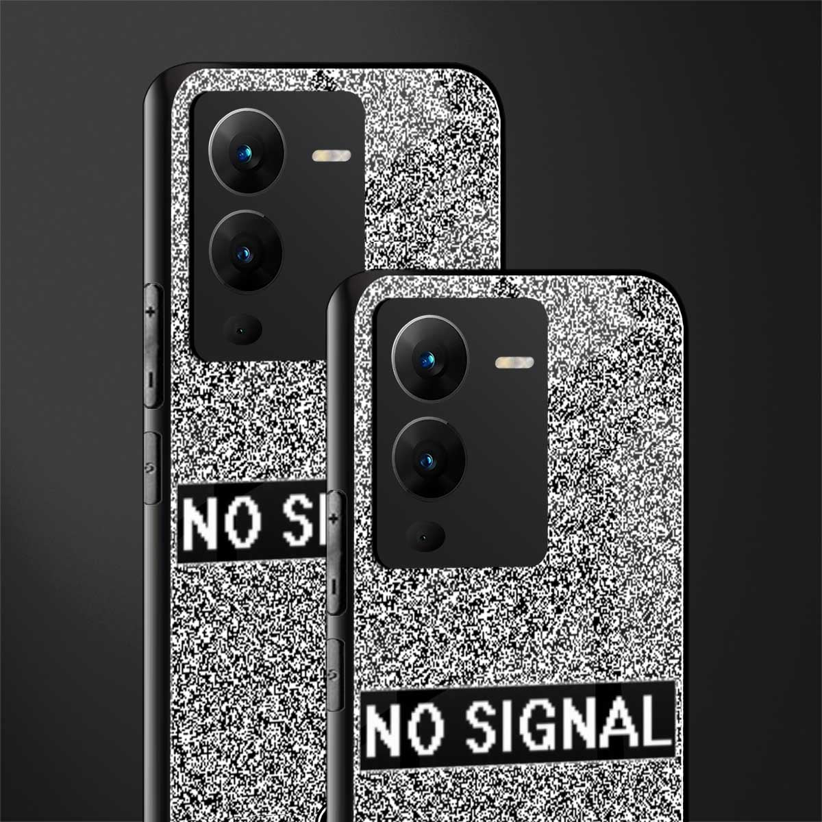 no signal back phone cover | glass case for vivo v25 pro 5g
