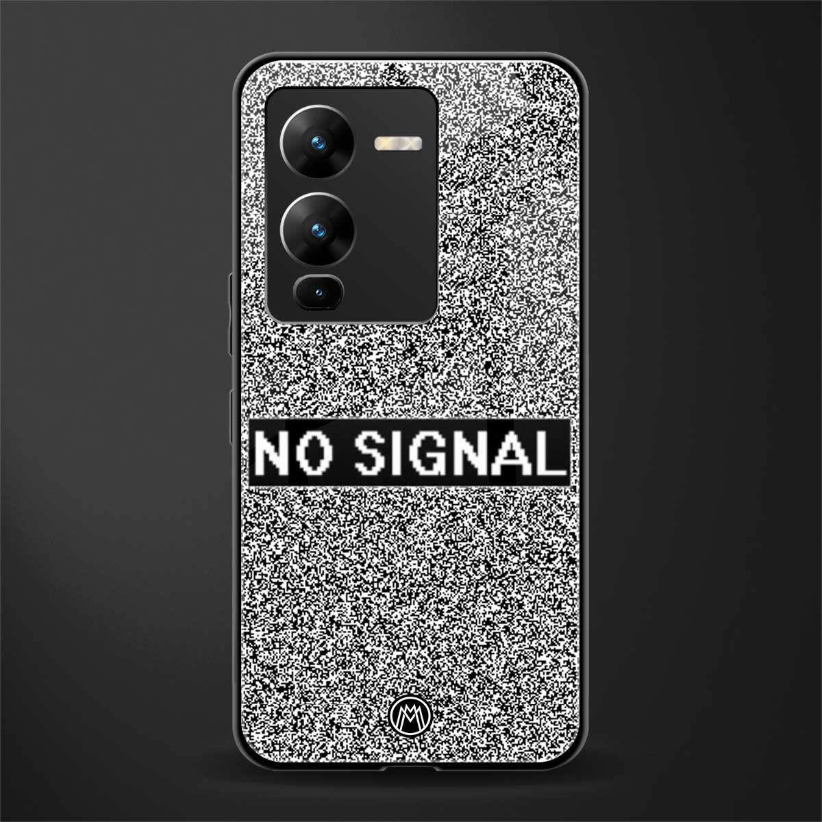 no signal back phone cover | glass case for vivo v25 pro 5g