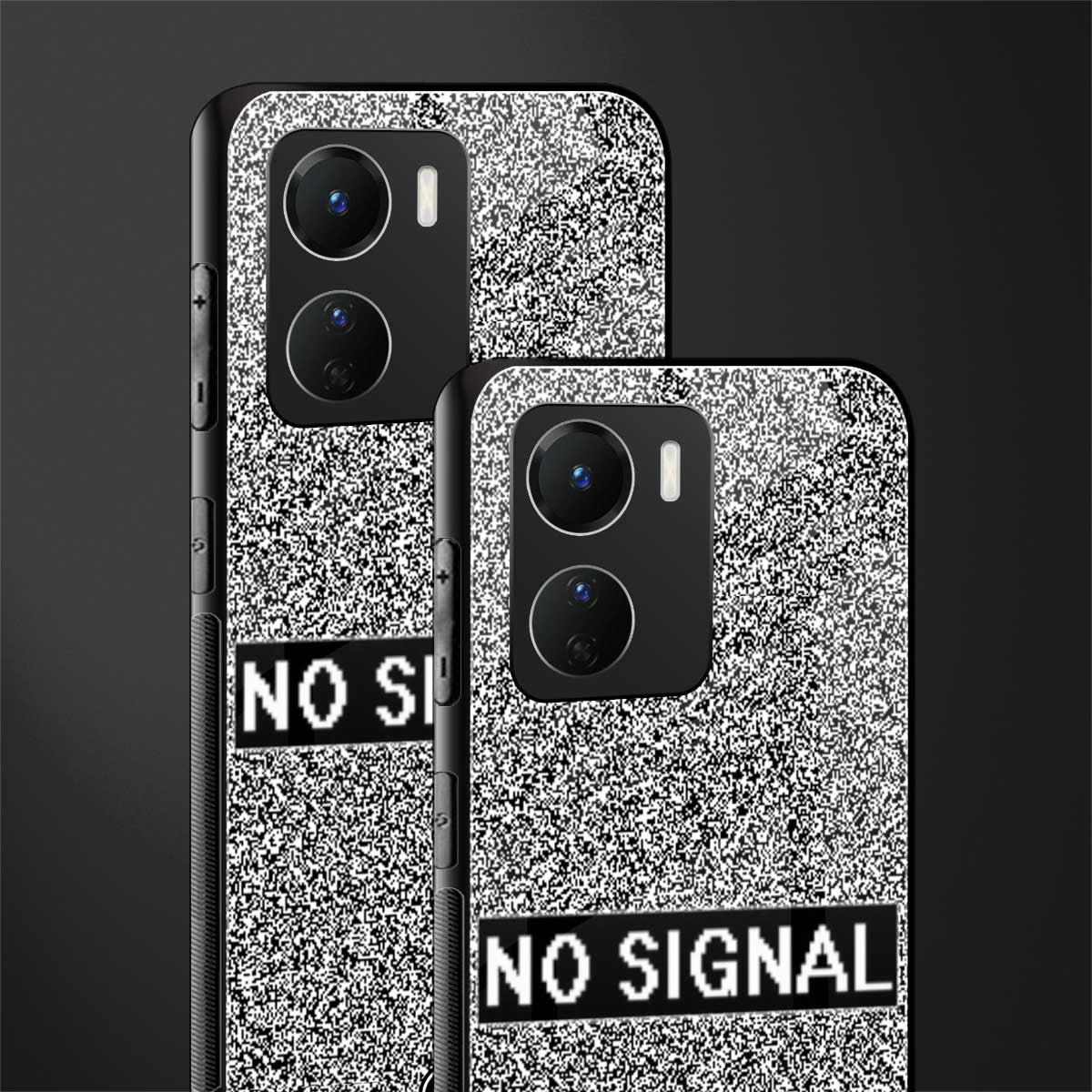 no signal back phone cover | glass case for vivo y16