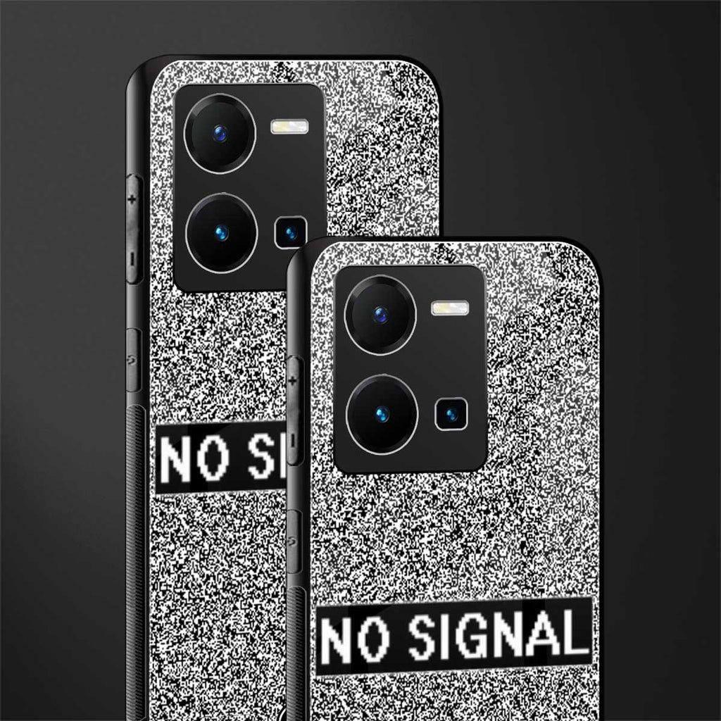 no signal back phone cover | glass case for vivo y35 4g