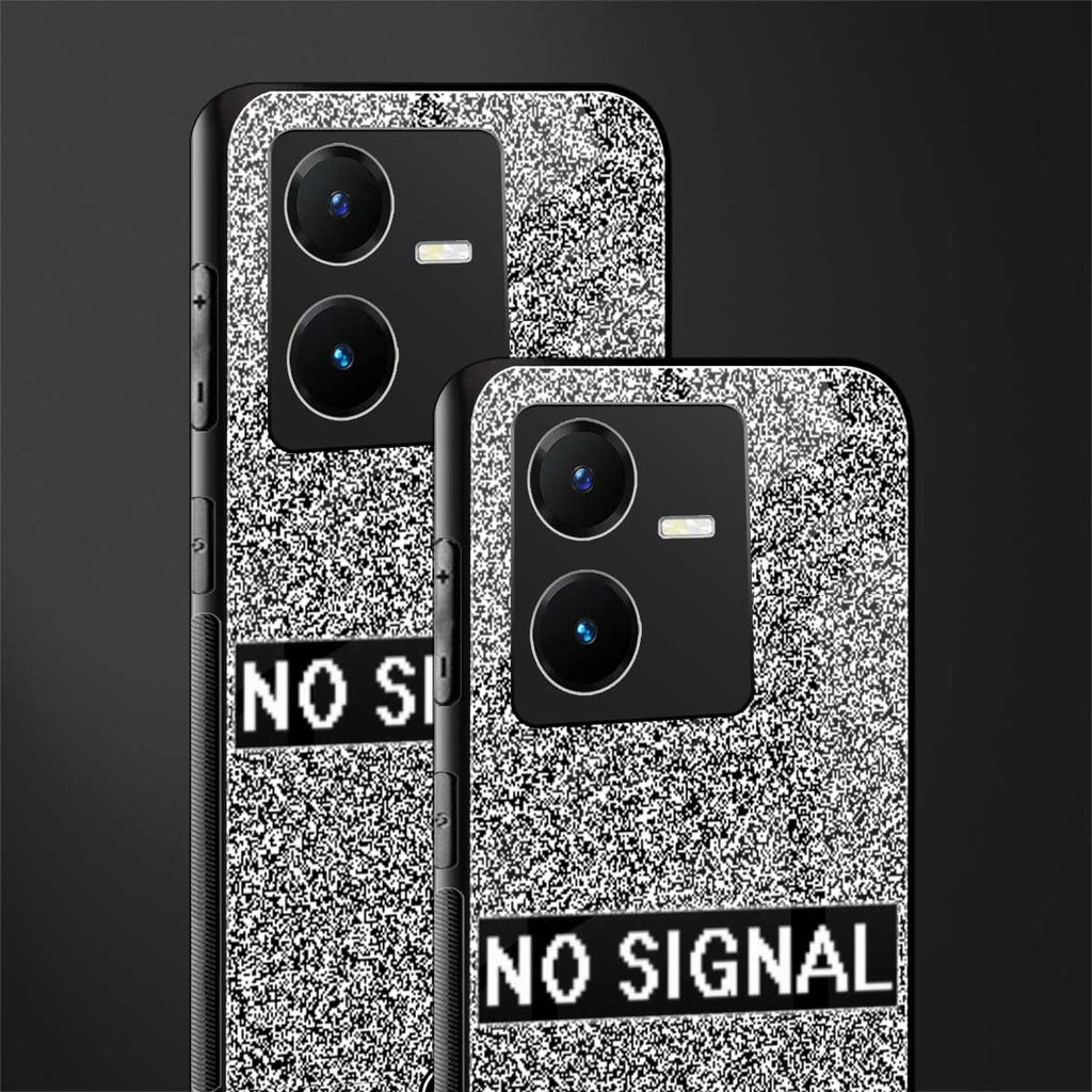 no signal back phone cover | glass case for vivo y22