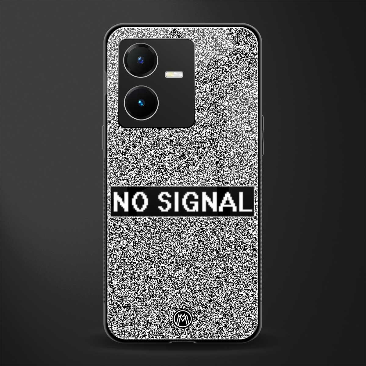 no signal back phone cover | glass case for vivo y22