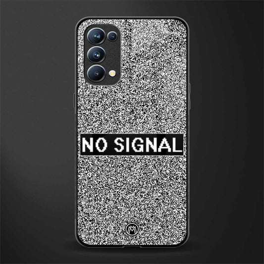 no signal back phone cover | glass case for oppo reno 5