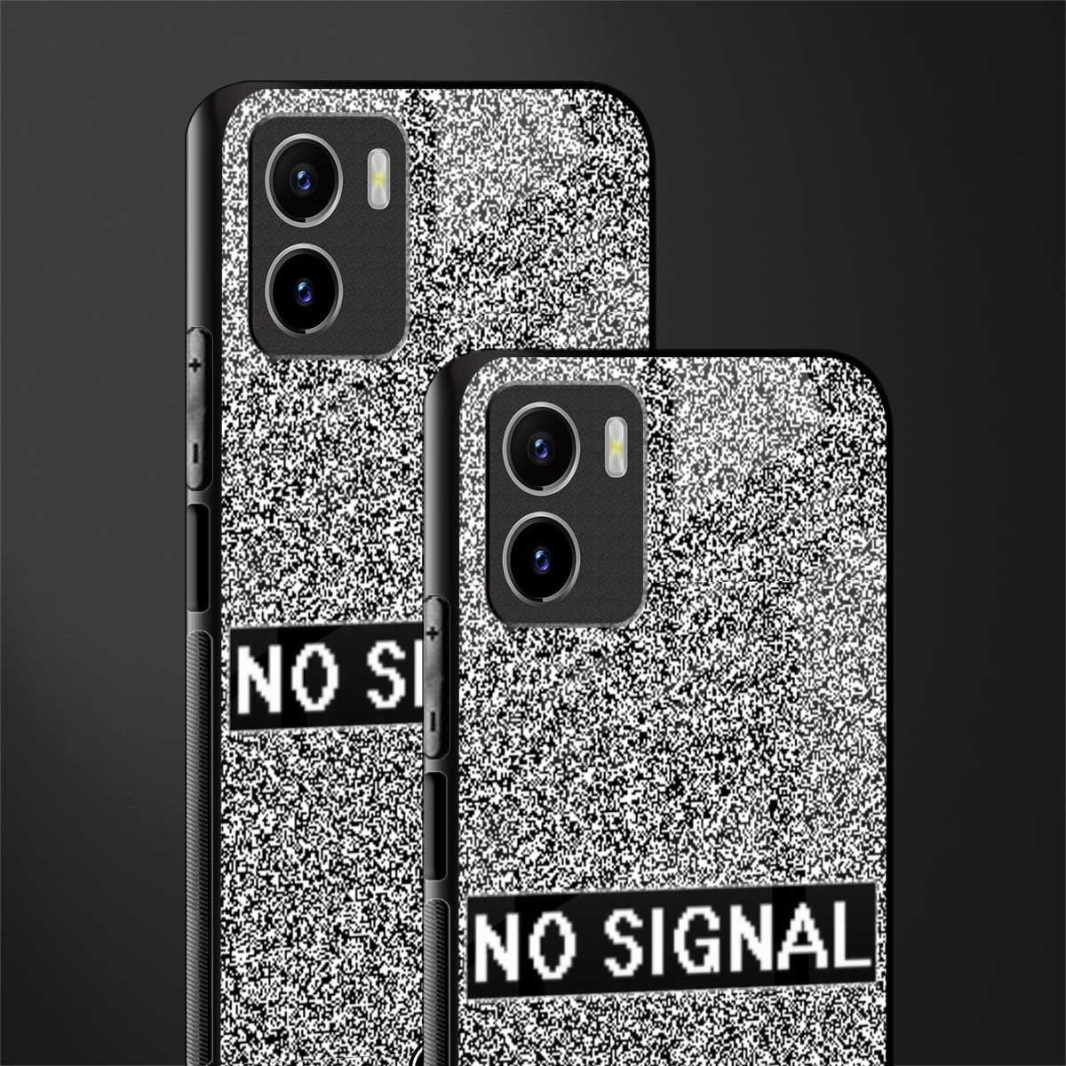 no signal back phone cover | glass case for vivo y72