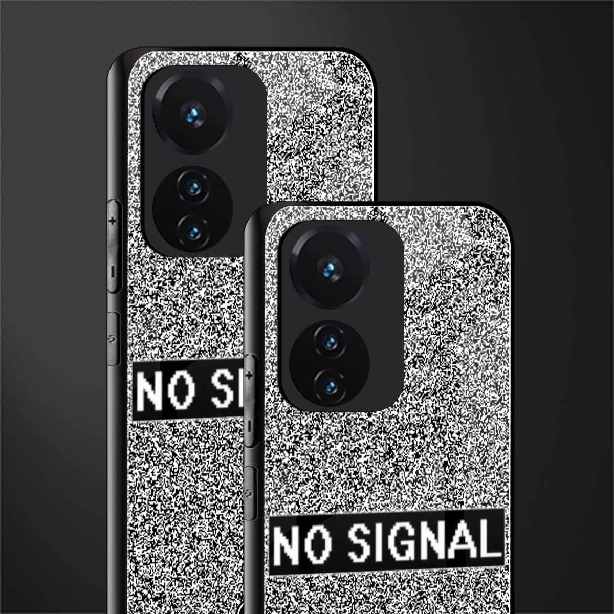 no signal back phone cover | glass case for vivo t1 44w 4g