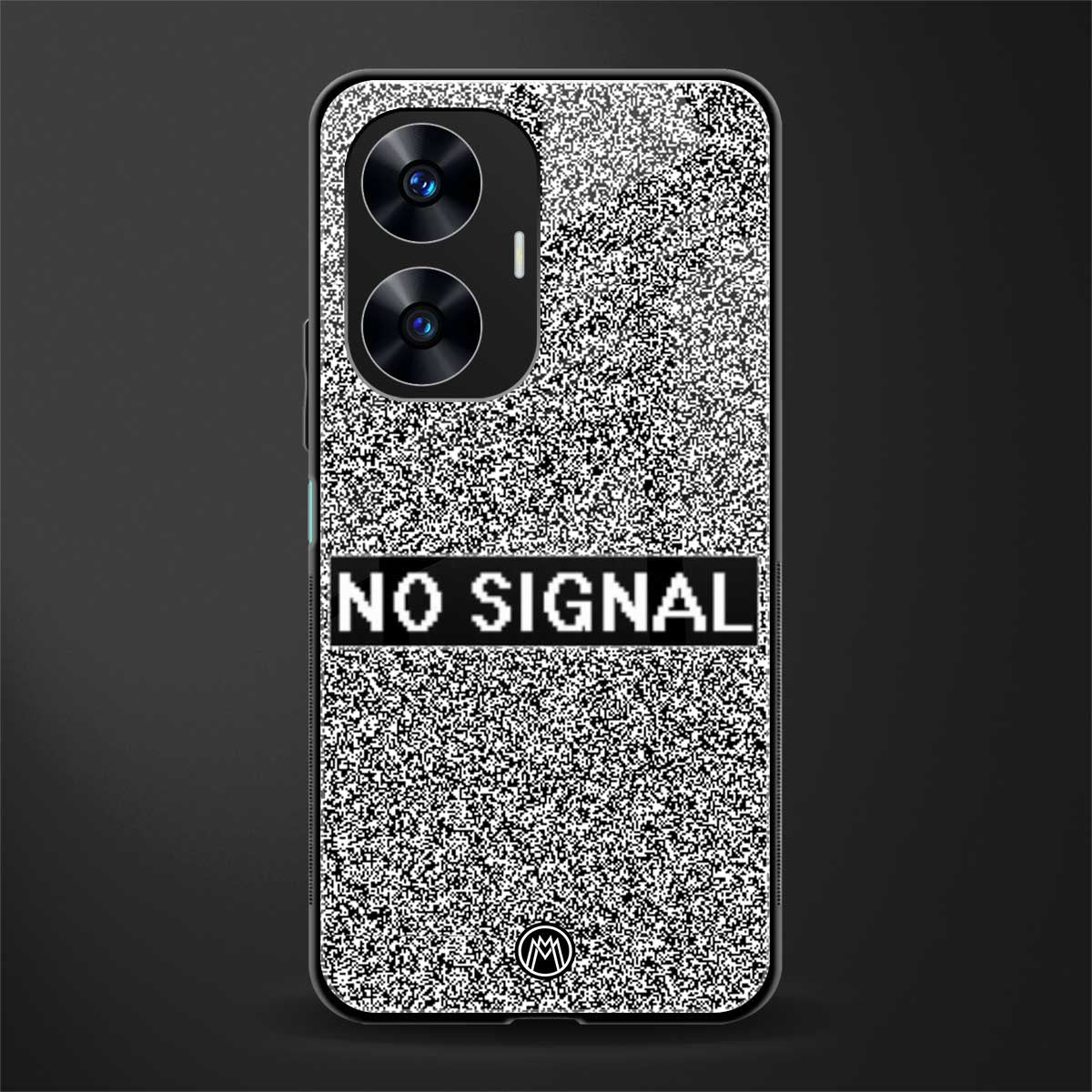 no signal back phone cover | glass case for realme c55