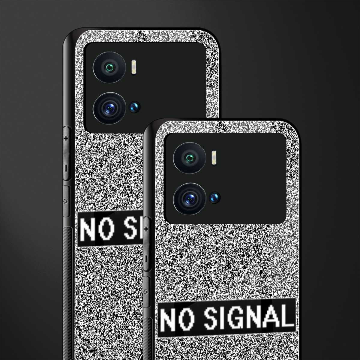 no signal back phone cover | glass case for iQOO 9 Pro