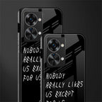 nobody likes us glass case for phone case | glass case for oneplus nord 2t 5g