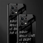 nobody likes us back phone cover | glass case for oppo f21 pro 4g
