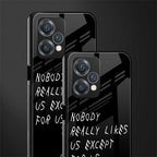 nobody likes us back phone cover | glass case for oneplus nord ce 2 lite 5g