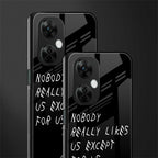 nobody likes us back phone cover | glass case for oneplus nord ce 3 lite
