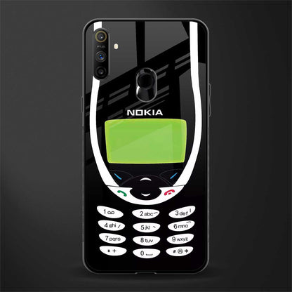 nokia 3310 vintage glass case for realme narzo 10a image