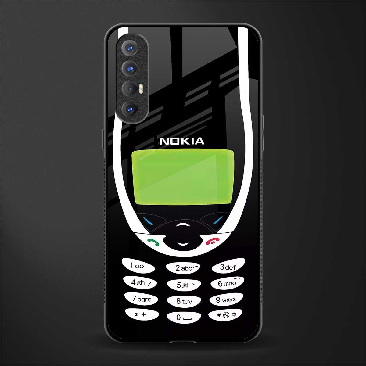 nokia 3310 vintage glass case for oppo reno 3 pro image