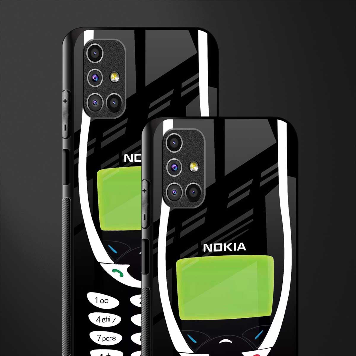 nokia 3310 vintage glass case for samsung galaxy m31s image-2